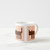 SCHWARZE CAT STRICK Espresso Cup Espressotasse (Vorderseite Rechts)