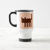 SCHWARZE CAT-STRICK-Travel Mug Reisebecher (Links)