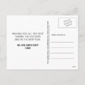 SCHWARZE CHALKBOARD FERIENWOHNUNG FOTO POSTCARD FEIERTAGSPOSTKARTE (Rückseite)