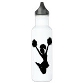Schwarze Cheerleader-Gewohnheit Trinkflasche (Links)