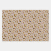 Schwarze Chickade im Winter Original Foto Geschenkpapier Set (Vorderseite 2)