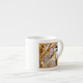 Schwarze Chickade - Original-Foto Espressotasse (Vorderseite Rechts)