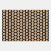 Schwarze Chickade - Original-Foto Geschenkpapier Set (Vorderseite 2)