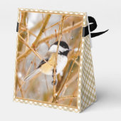 Schwarze Chickade - Original-Foto Geschenkschachtel (Rückseite)