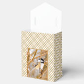 Schwarze Chickade - Original-Foto Geschenkschachtel (Geöffnet)