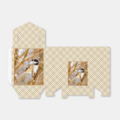 Schwarze Chickade - Original-Foto Geschenkschachtel (Ungefaltet)