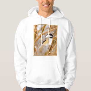 Schwarze Chickade - Original-Foto Hoodie