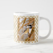 Schwarze Chickade - Original-Foto Jumbo-Tasse (Rechts)