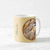 Schwarze Chickade - Original-Foto Kaffeetasse (VorderseiteRechts)