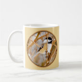 Schwarze Chickade - Original-Foto Kaffeetasse (Links)