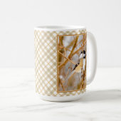 Schwarze Chickade - Original-Foto Kaffeetasse (VorderseiteRechts)