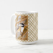 Schwarze Chickade - Original-Foto Kaffeetasse (Vorderseite Links)