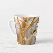 Schwarze Chickade - Original-Foto Milchtasse (Linke Ecke)