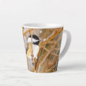 Schwarze Chickade - Original-Foto Milchtasse (Rechte Ecke)