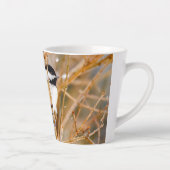 Schwarze Chickade - Original-Foto Milchtasse (Rechts)