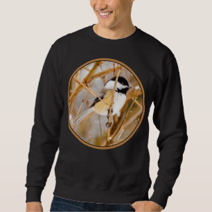 Schwarze Chickade - Original-Foto Sweatshirt