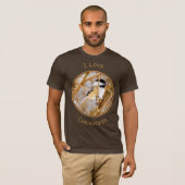 Schwarze Chickade - Original-Foto T-Shirt (Vorne ganz)