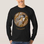 Schwarze Chickade - Original-Foto T-Shirt (Vorderseite)