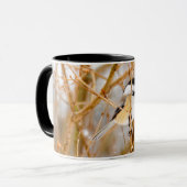 Schwarze Chickade - Original-Foto Tasse (Vorderseite Links)