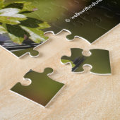 Schwarze Chickadee, die Herbstberries geniessen Puzzle (Seite)