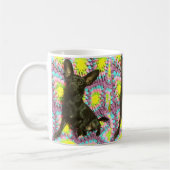 Schwarze Chihuahua Kaffeetasse (Links)