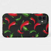 SCHWARZE CHILI Case-Mate iPhone HÜLLE (Rückseite (Horizontal))