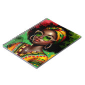 Schwarze Christliche Afrikanerin Melanose Notizblock (Linke Seite)