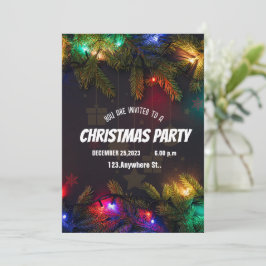 SCHWARZE CHRISTMAS - Einladung