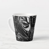 Schwarze Chrome Muse Milchtasse (Linke Ecke)