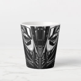 Schwarze Chrome Muse Milchtasse