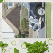 Schwarze Citroen-Zugkraft Avant Küchentuch (Gefaltet)