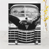 SCHWARZE CLASSIC-GEBURTSTAGSKARTEN KARTE (Gelbe Blume)