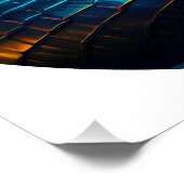 schwarze Cobra Schlange in deinem Gesicht Poster (Ecke)