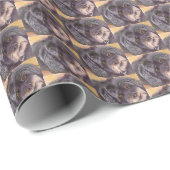 SCHWARZE COCK-A-POO MISCHUNG DER SÜSSE- GESCHENKPAPIER (Rolleneckpunkt)