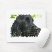 Schwarze Cocker spaniel-Hundemausunterlage Mousepad (Mit Mouse)