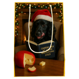 Schwarze Cocker Spaniel Weihnachtsgeschenktüte Mittlere Geschenktüte