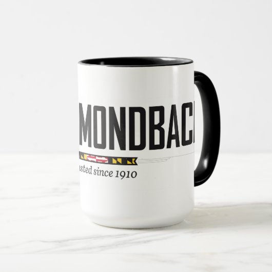 Schwarze Combo-Tasse mit 15 oz Tasse (VorderseiteRechts)