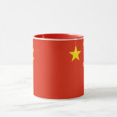 Schwarze Combo-Tasse mit China Tasse (Zentrum)