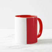 Schwarze Combo-Tasse mit italienischer Flagge Tasse (VorderseiteRechts)