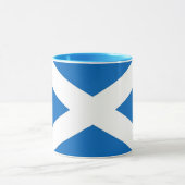 Schwarze Combo-Tasse mit schottischer Flagge Tasse (Zentrum)