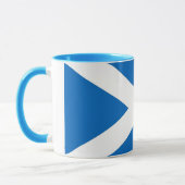 Schwarze Combo-Tasse mit schottischer Flagge Tasse (Links)