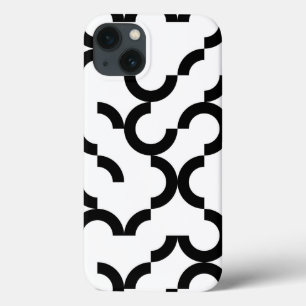 Schwarze, coole, trendige, moderne, urbane Rundkun Case-Mate iPhone Hülle