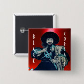 SCHWARZE CORSAIR-Perle rot Button (Vorne & Hinten)