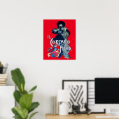 SCHWARZE CORSAIR rot Poster (Heimbüro)