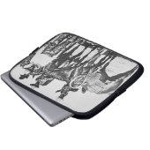 Schwarze Cowboys bei Bonham, Texas, c.1890 (b/w Laptopschutzhülle (Vorne Knopf)