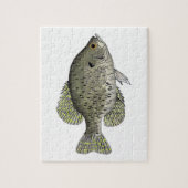 Schwarze Crappie Puzzle (Vertikal)
