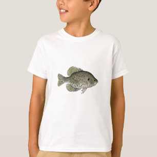 Schwarze Crappie T-Shirt