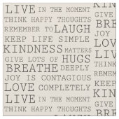 Schwarze Creme-Inspiration Stoff (Nahaufnahme)