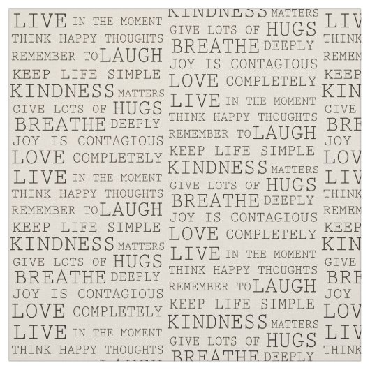 Schwarze Creme-Inspiration Stoff (Muster)