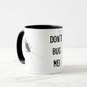 Schwarze Cricket Tasse (Vorderseite Links)